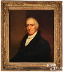 portrait of a Robert Ralston by Jacob Eichholtz, oil on canvas, sold Oct 2025