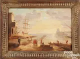 coastal scene by George Bonfield, oil on board, sold Oct 2025