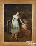 illustration by Gayle Porter Hoskins, oil on canvas, sold Oct 2025