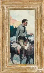 Eburne by Frank Schoonover, 1925, oil on canvas, sold Oct 2025
