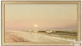 coastal scene by William Trost Richards, oil on canvas, sold Oct 2025