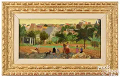 L Cabanne by Grégoire Michonze, oil on canvas, sold Oct 2025
