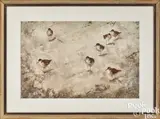 Sandpipers by John W. McCoy II, watercolor on paper, sold Oct 2025