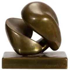 BronzeUntitled by Eli Karpel, Bronze Abstract.VI/XXSigned on base.7in. (17cm) hBase: 6in. x 4in. (15cm. x 10cm, sold Oct 2022