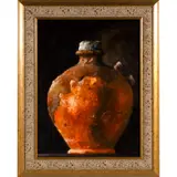 Untitled by Randolph Johnson, Oil on canvas, still life, Ceramic Urn.Signed l/r18in. x 23in. (46cm x 58cm)Fram, sold Oct 2022