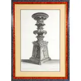 A Sua Eccellenza [Candelabrum], from Vasi, Candelabri, Sacrofagiâ€¦, Rome, 1778 (W-E 736) by Giovanni Battista Piranesi, Etching, in good condition, sold Sep 2022