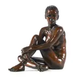 Untitled by Desmond Fountain, Bronze figure "Cassandra #2", sold Jul 2022