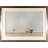 Â Kalahari Lion by Kim Donaldson, Pastel on paper, sold Jul 2022