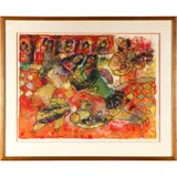 One Plate, from The Song of Songs of King Solomon, 1970Color by Théo Tobiasse, lithograph on Arches, offered Jul 2022