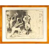 La Danse des Faunes, 1957 (Bloch 830; Mourlot 291).Â by Pablo Picasso, Lithograph with a tint stone on Arches paper, with, sold Jul 2022