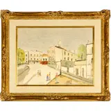 Untitled by Maurice Utrillo, Pencil and pastel on paper. A view of Montmartre.Signed l/r15in. x 11 1/2in. (38, sold May 2022