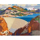 Untitled by Frank Follmer, Oil on board.'Hoover Dam' circa 194031in. x 24in. (79cm. x 61cm) #Art, sold Apr 2022