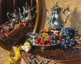 Freshly Picked by Daniel Tennant, 1995, gouache on board, sold Feb 2020