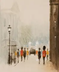 St. James by Anthony Robert Klitz, 1969, oil on canvas, sold Feb 2020