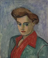 Portrait by Michael Loew, 1938, oil on canvas, sold Feb 2020