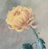 Untitled (Flower petals) by Jane Peterson, 1920, watercolor on paper, sold Feb 2020