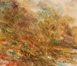 Giant Birches by Reginald Pollack, 1963, oil on canvas, sold Feb 2020