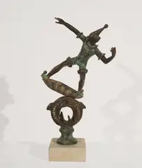 Pisces by Baruch Saktsier, bronze on marble plinth, sold Feb 2020