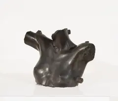 Half torso by Richard McDermott Miller, 1994, bronze, sold Feb 2020