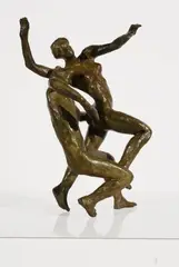Untitled (Entwined couple) by Richard McDermott Miller, 1955, bronze, sold Feb 2020