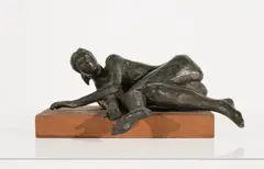 Richard McDermott Miller by Richard McDermott Miller, 1979, bronze on wooden plinth, sold Feb 2020