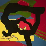 Untitled (Rope Dancer series) by Jack Roth, 1980, acrylic on canvas, sold Mar 2020