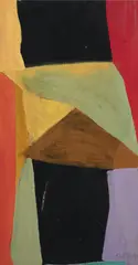 Untitled by Jack Roth, 1994, acrylic on canvas, sold Mar 2020