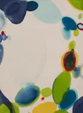 Druid Circles by Alice Baber, 1967, watercolor on Arches paper, sold Mar 2020