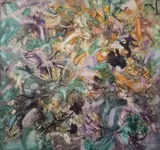 Untitled by Domenick Turturro, 1967, oil on canvas, sold Mar 2020