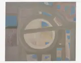 Untitled (Gray composition I) by Benoît Gilsoul, oil on canvas, sold Mar 2020