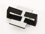 Reflection II by Buky Schwartz, 1976, wood, glass and aluminum, sold Mar 2020