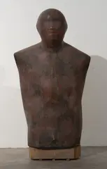 Slightly Bent Torso by Waldemar Otto, 1995, bronze, sold Mar 2020