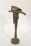 Field Sculpture #10 by James Wenkle, 1966-67, bronze on poured concrete base, sold Mar 2020