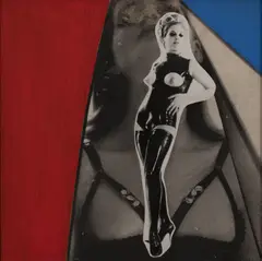Good Posture by Jack Roth, 1960s, mixed media collage on board, sold Mar 2020