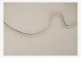 Untitled (Minimal composition II) by Benoît Gilsoul, oil on Arches paper, sold Mar 2020