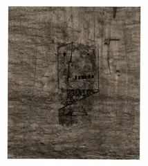 Untitled by Benoît Gilsoul, india ink and charcoal on paper, sold Mar 2020