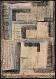 Composition Abstraite by Jean Burkhalter, 1930, charcoal and colored pencil on paper, sold Mar 2020