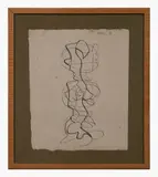 Untitled by Jan Frank, 1991, mixed media, inks and graphite on handmade paper, sold Mar 2020