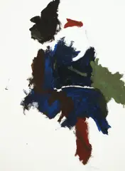 Untitled by Jack Roth, 1982, acrylic on paper, sold Mar 2020