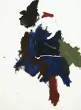 Untitled by Jack Roth, 1982, acrylic on paper, sold Mar 2020