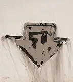Arrow by Matsumi Kanemitsu, 1964, ink on paper, sold Mar 2020