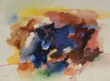 Untitled #273 by Michael Loew, 1983, watercolor on arches paper, sold Mar 2020