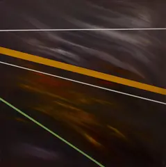 Driving Lynchian Dreams by Dex Hannon, 2017, oil on canvas, sold Mar 2020