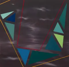 Love is a many sided thing by Dex Hannon, 2017, acrylic on canvas, sold Mar 2020