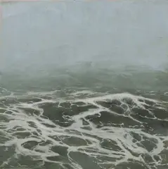 Deep Green Sea by Denny Holland, oil on board, sold Mar 2020