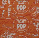 Tootsie Pop (Orange) by Shelter Serra, 2016, silkscreen on canvas, sold Mar 2020