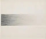 Untitled (Silver gradient) by Mac Wells, 1970, screenprint, sold Mar 2020