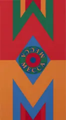 Mecca II by Robert Indiana, 1977, screenprint, sold Mar 2020