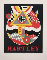 For Kuf by Robert Indiana, 1990, screenprint in colors, sold Mar 2020