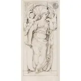 Allégorie de la Sagesse by Henry de Triqueti, Plume et encre brune sur traits de crayon noir, sold Feb 2026